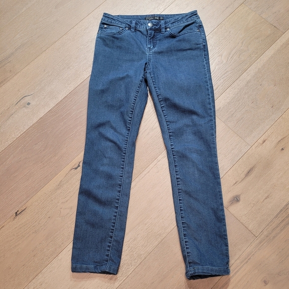Prana Jeans Women's sz 2/26 Mid Rise Skinny Leg Denim Jeans - Picture 2 of 12